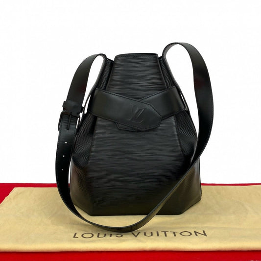 LOUIS VUITTON Shoulder Bag M80157 Epi Leather black Epi Sac De Paul PM Women Used Authentic