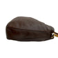GUCCI Shoulder Bag leather Brown Bamboo