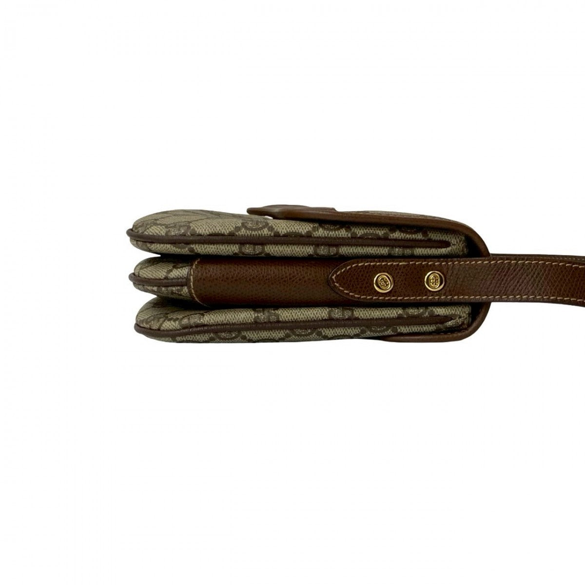 GUCCI Shoulder Bag leather Brown Sherry line