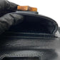 GUCCI Backpack leather black Bamboo