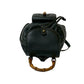 GUCCI Backpack leather black Bamboo