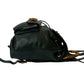 GUCCI Backpack leather black Bamboo