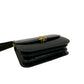 CELINE Shoulder Bag Calfskin, Leather black logo Metal Women Used Authentic