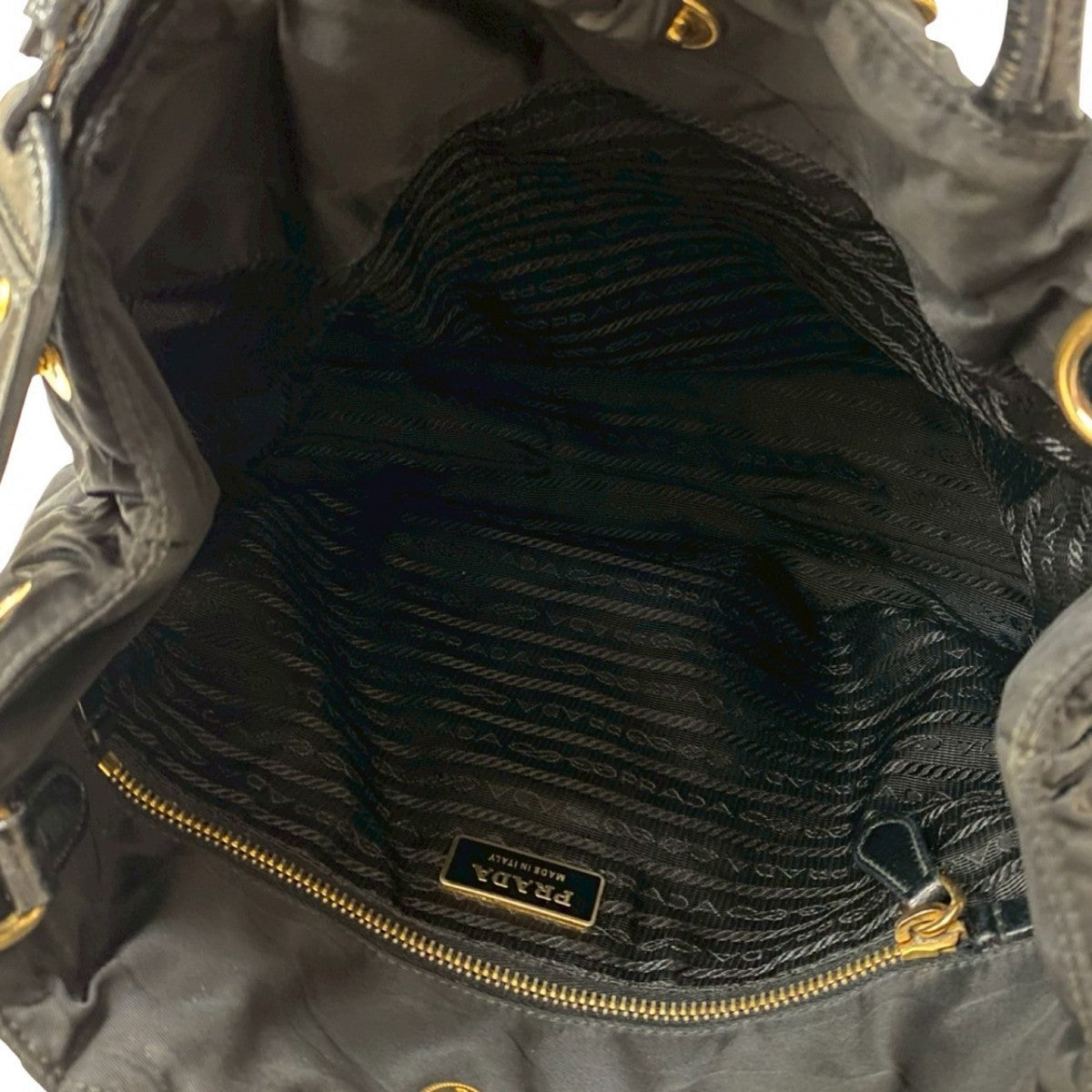PRADA Shoulder Bag Nylon black