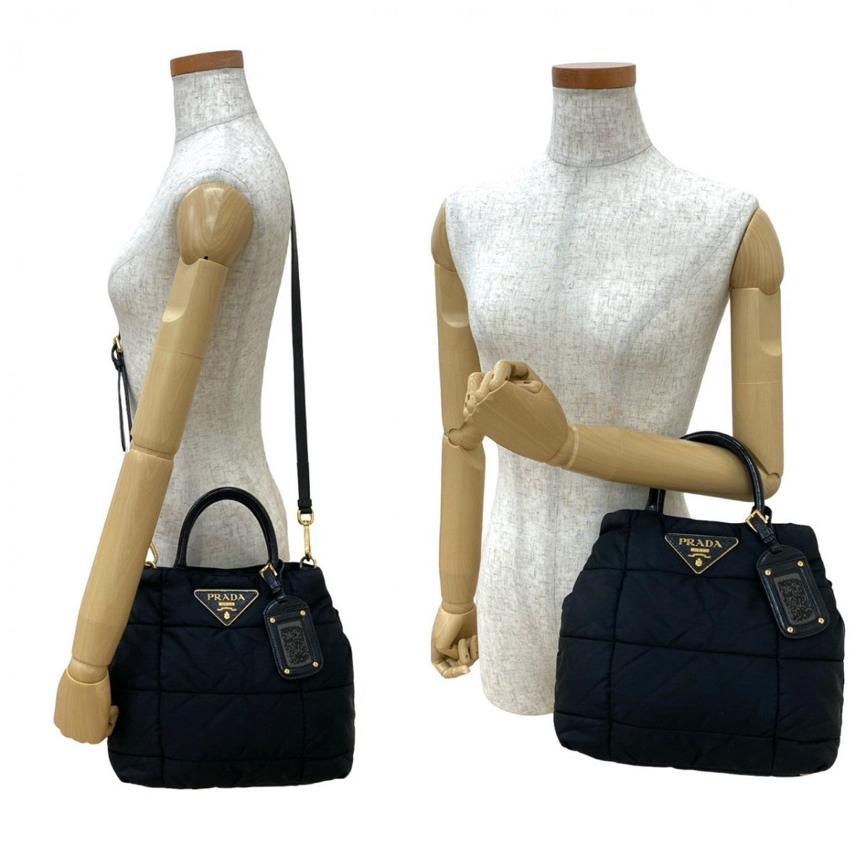 PRADA Shoulder Bag Nylon black