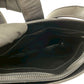 CELINE Shoulder Bag leather black Triomphe logo Metal Women Used Authentic
