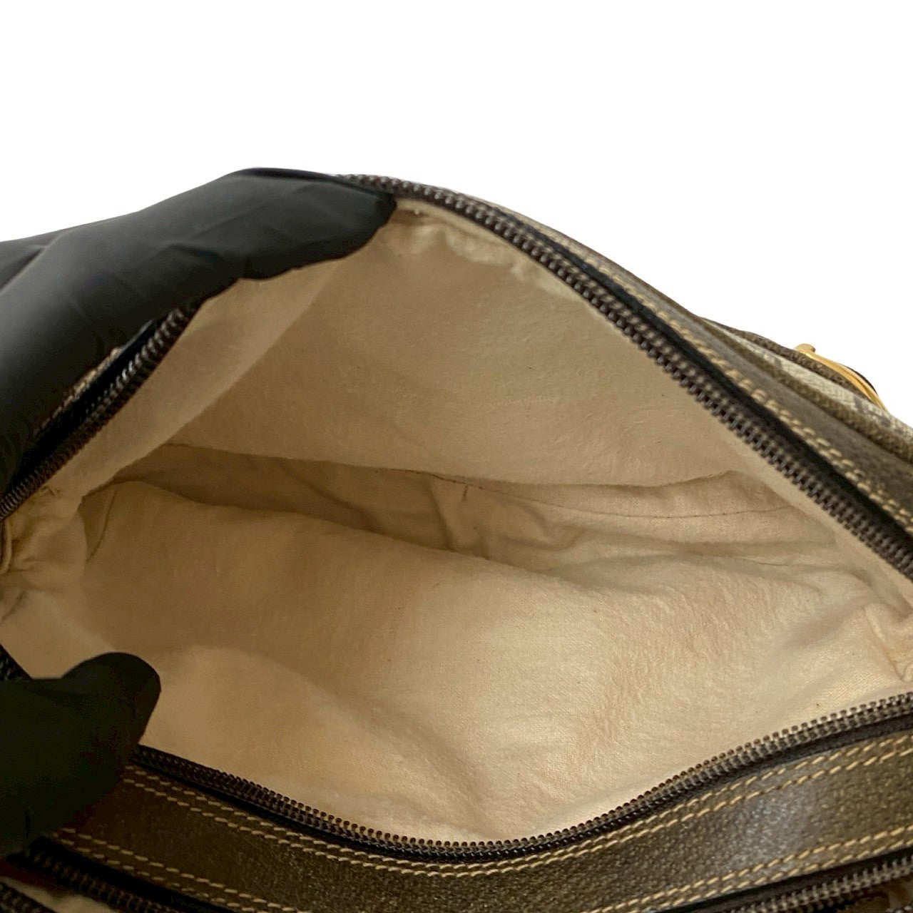 GUCCI Shoulder Bag leather Brown