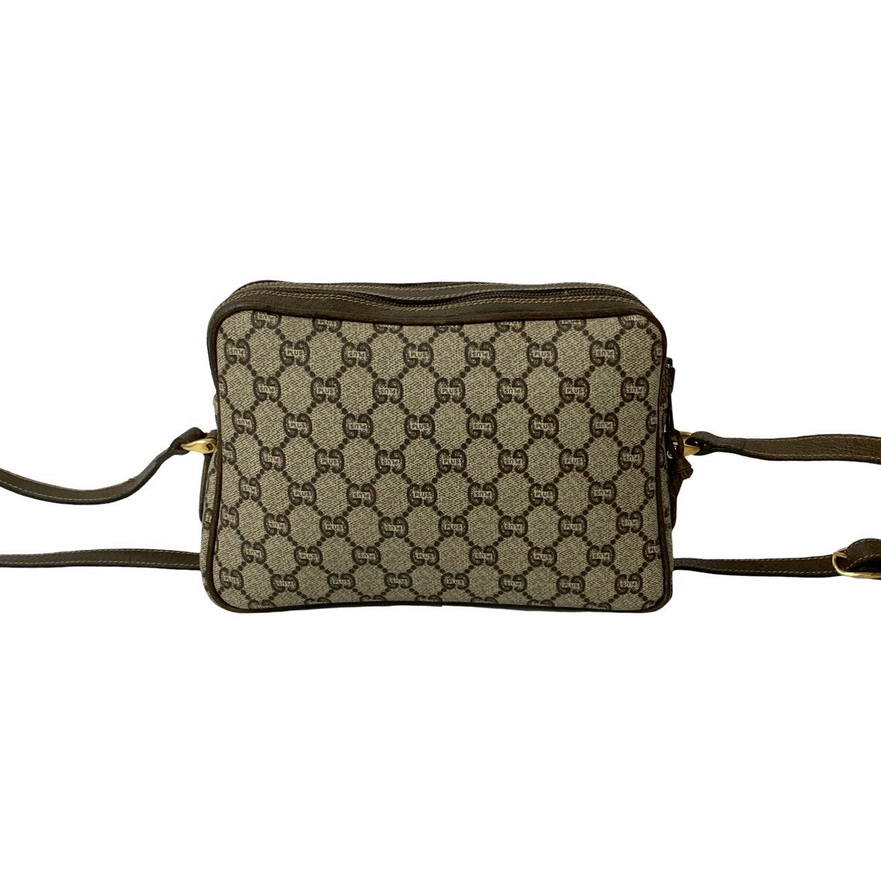 GUCCI Shoulder Bag leather Brown