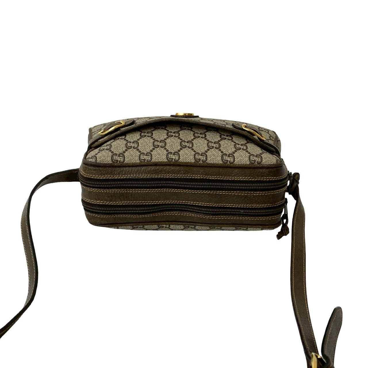 GUCCI Shoulder Bag leather Brown