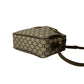 GUCCI Shoulder Bag leather Brown