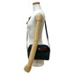 GUCCI Shoulder Bag leather black Sherry line