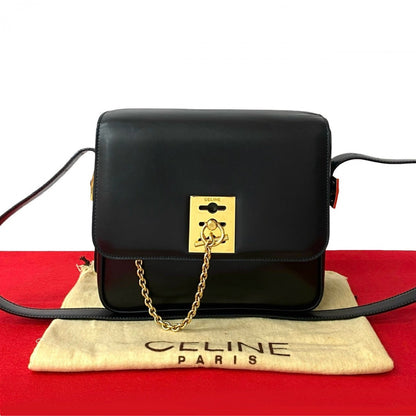 CELINE Shoulder Bag Calfskin black