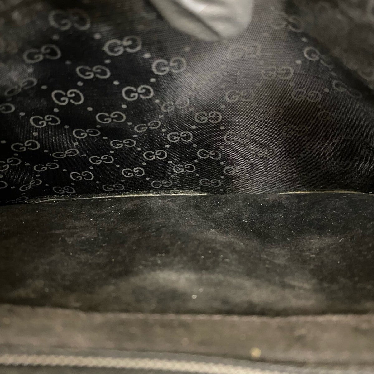 GUCCI Shoulder Bag Calfskin black