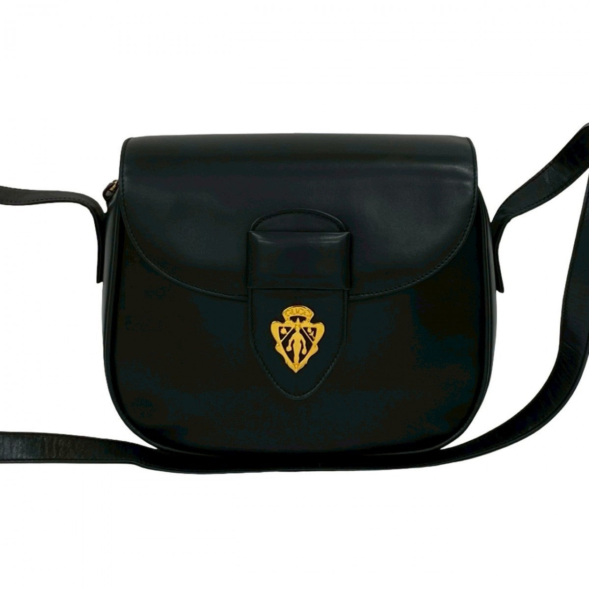 GUCCI Shoulder Bag Calfskin black