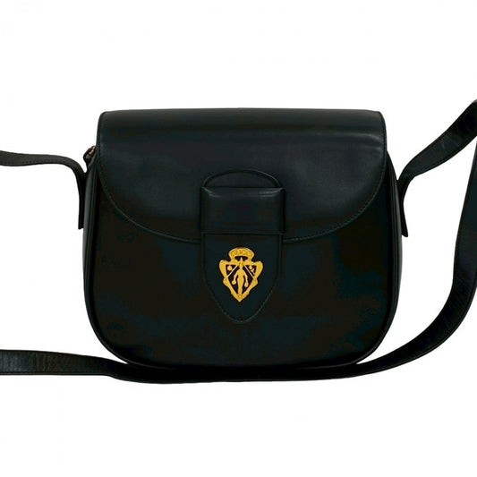 GUCCI Shoulder Bag Calfskin black