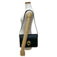 CELINE Shoulder Bag leather black Carriage Metal Women Used Authentic
