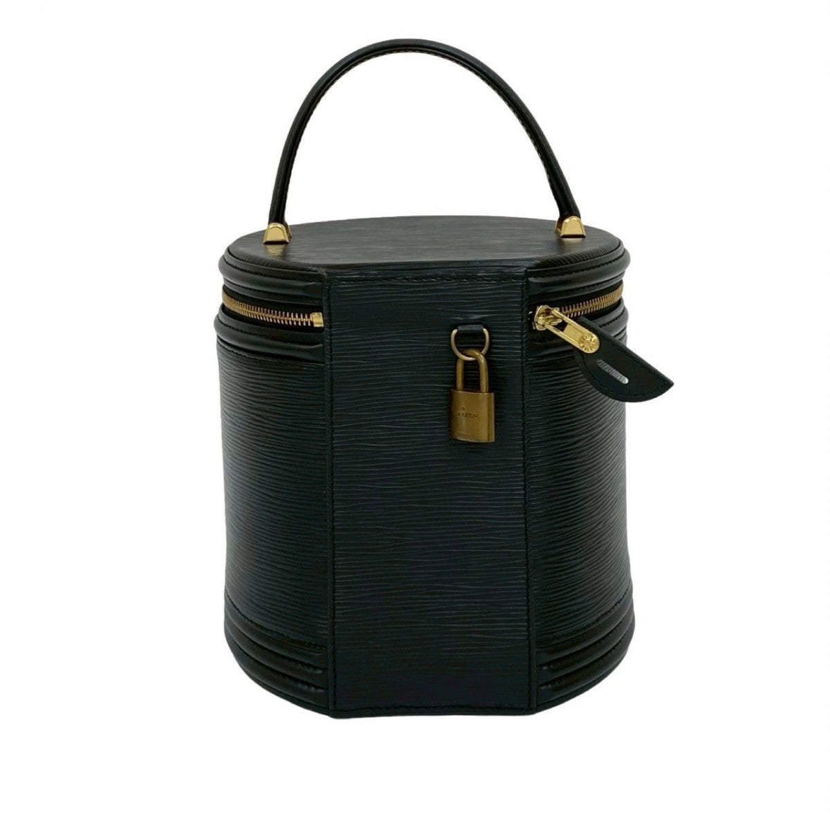 LOUIS VUITTON Handbag Epi Leather black Epi Cannes