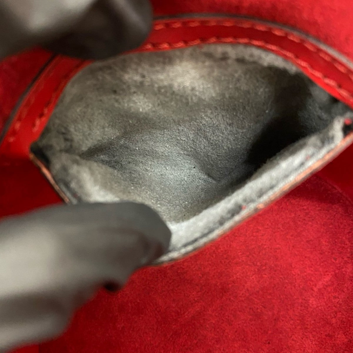 LOUIS VUITTON Handbag M48037 Epi Leather Red Epi Cannes