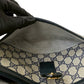 GUCCI Shoulder Bag leather Navy Sherry line