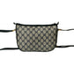 GUCCI Shoulder Bag leather Navy Sherry line