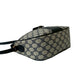 GUCCI Shoulder Bag leather Navy Sherry line