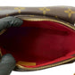 LOUIS VUITTON Shoulder Bag Leather, PVC Brown Monogram Vivasite PM Women Used Authentic