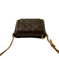 LOUIS VUITTON Shoulder Bag Leather, PVC Brown Monogram Vivasite PM Women Used Authentic