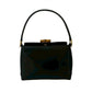 GUCCI Handbag leather black Bamboo
