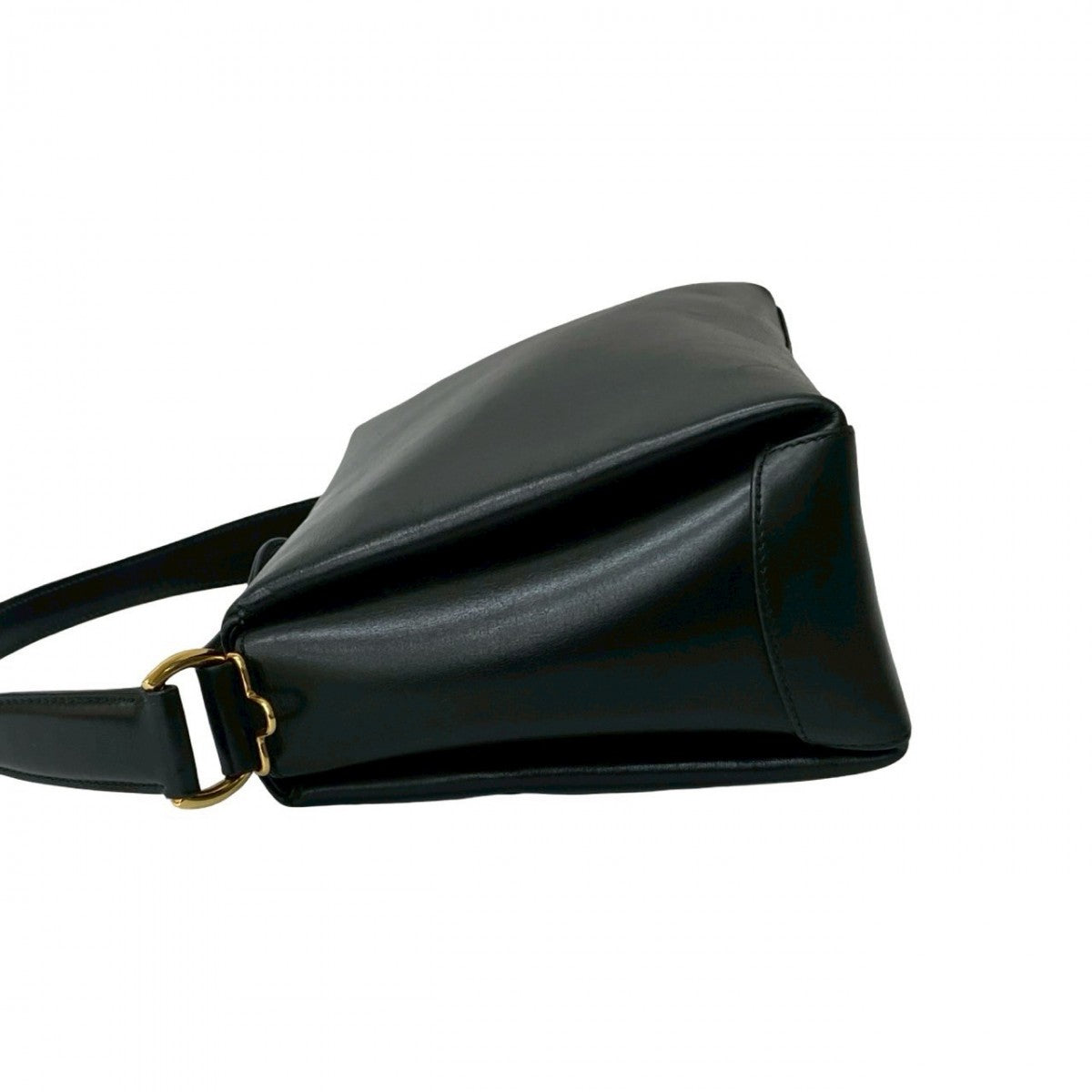 GUCCI Handbag leather black Bamboo
