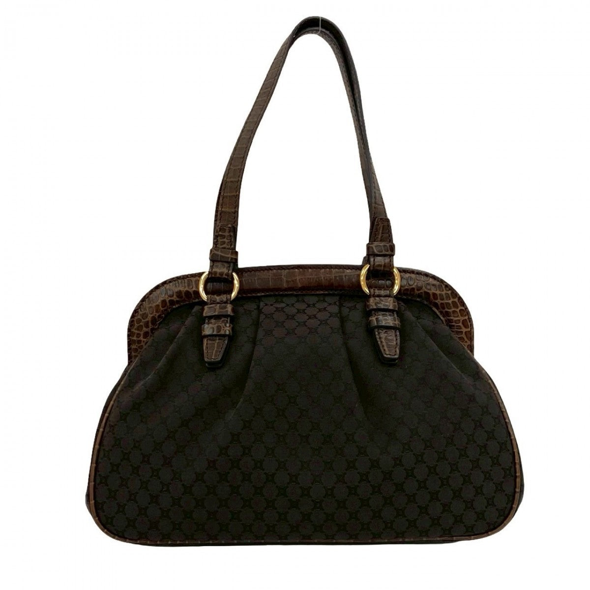 CELINE Tote Bag canvas Brown