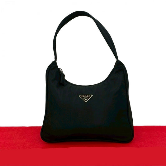 PRADA Handbag Nylon black