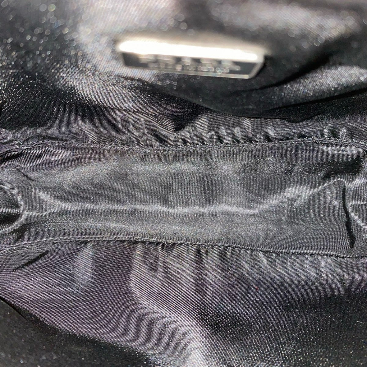 PRADA Handbag Nylon black