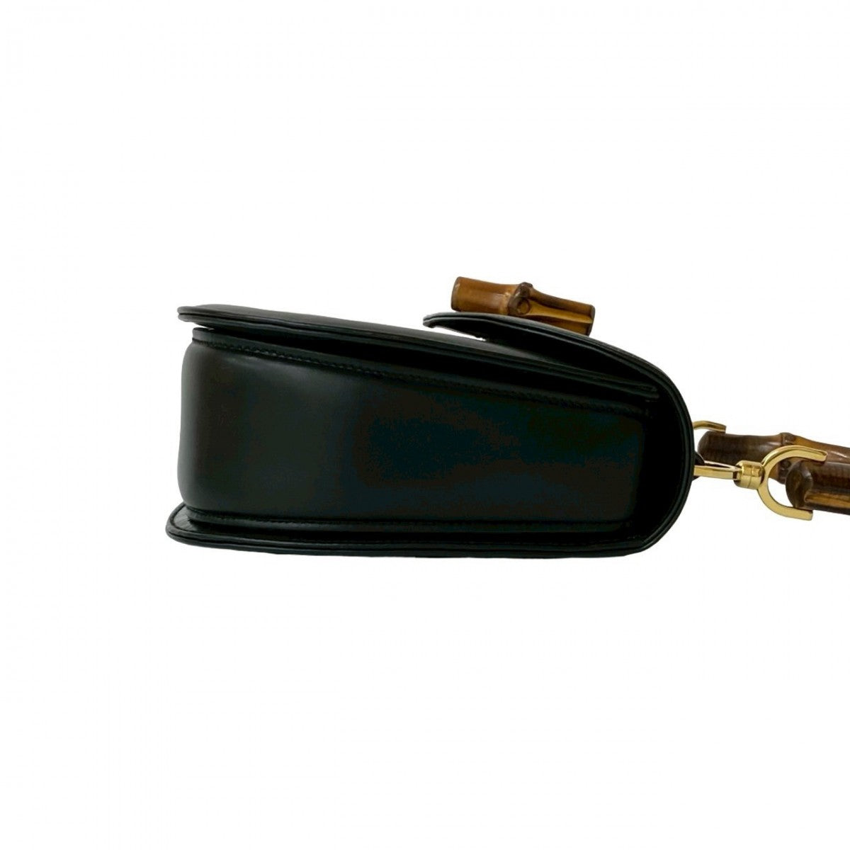 GUCCI Handbag leather black Bamboo