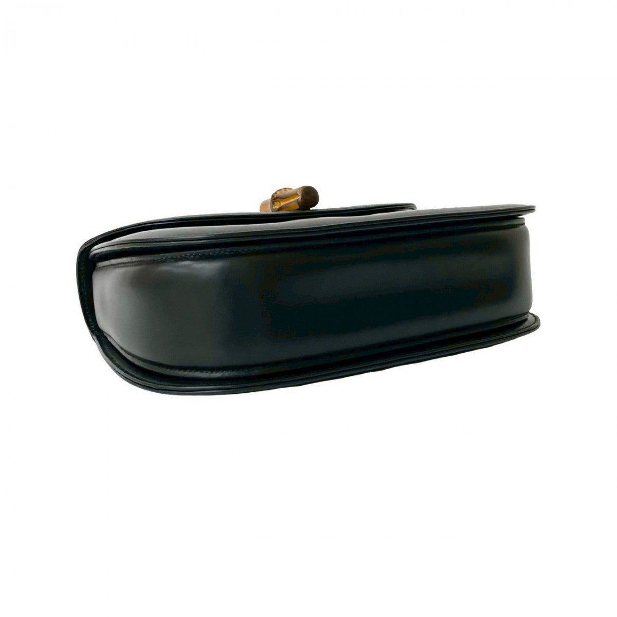 GUCCI Handbag leather black Bamboo