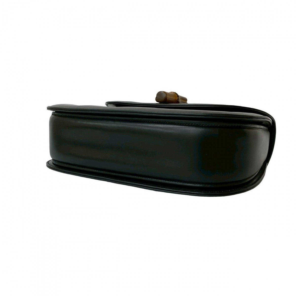 GUCCI Handbag leather black Bamboo