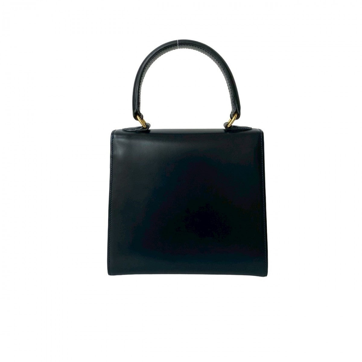 CELINE Shoulder Bag leather Navy