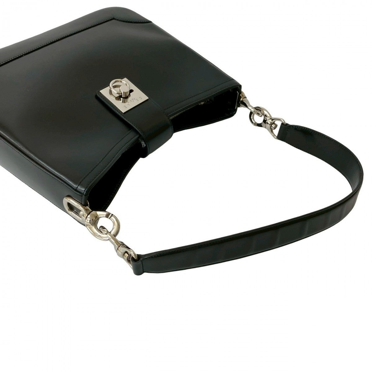 CELINE Shoulder Bag leather black