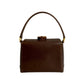 GUCCI Handbag leather Brown Bamboo