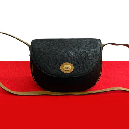 Dior Shoulder Bag leather black