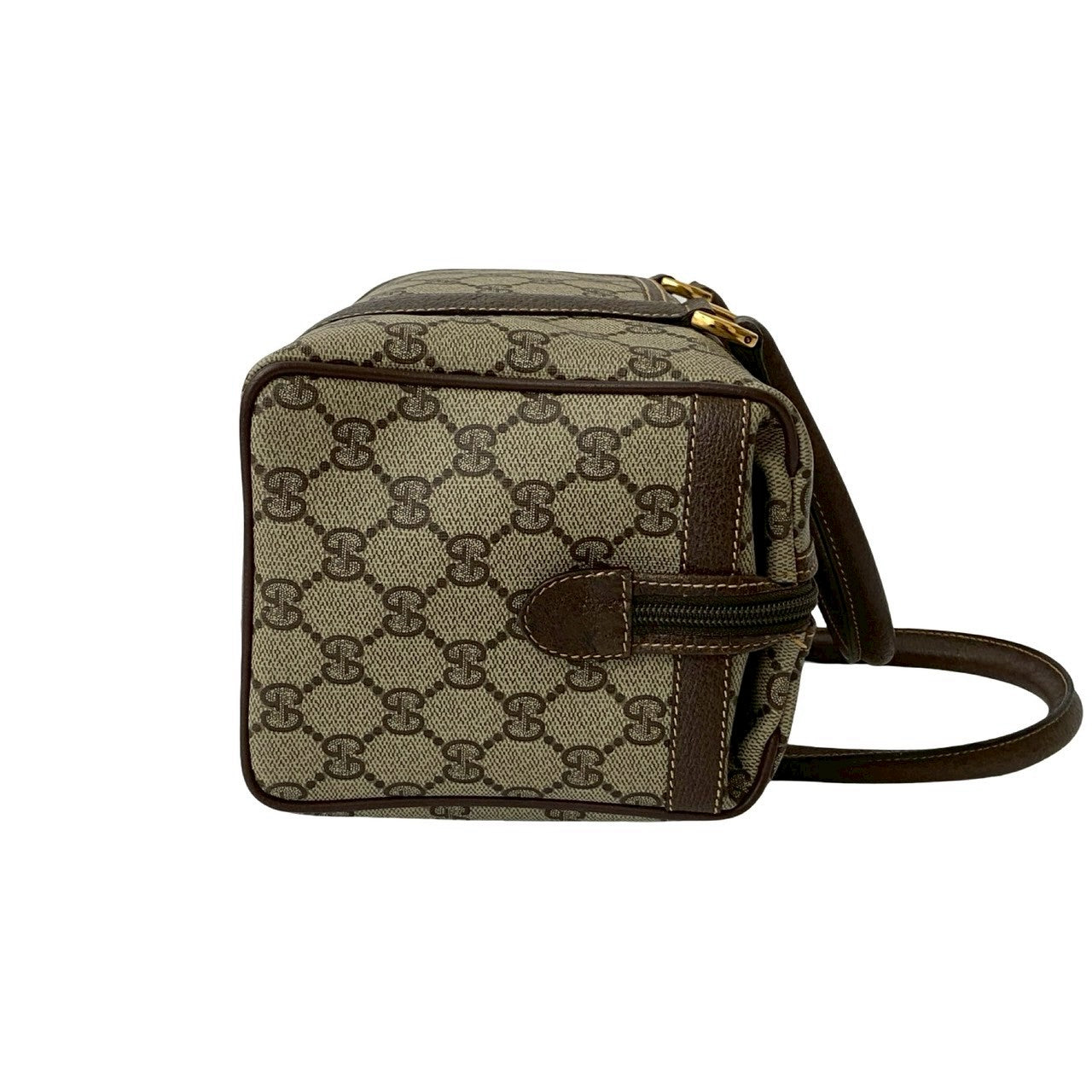 GUCCI Handbag leather Brown