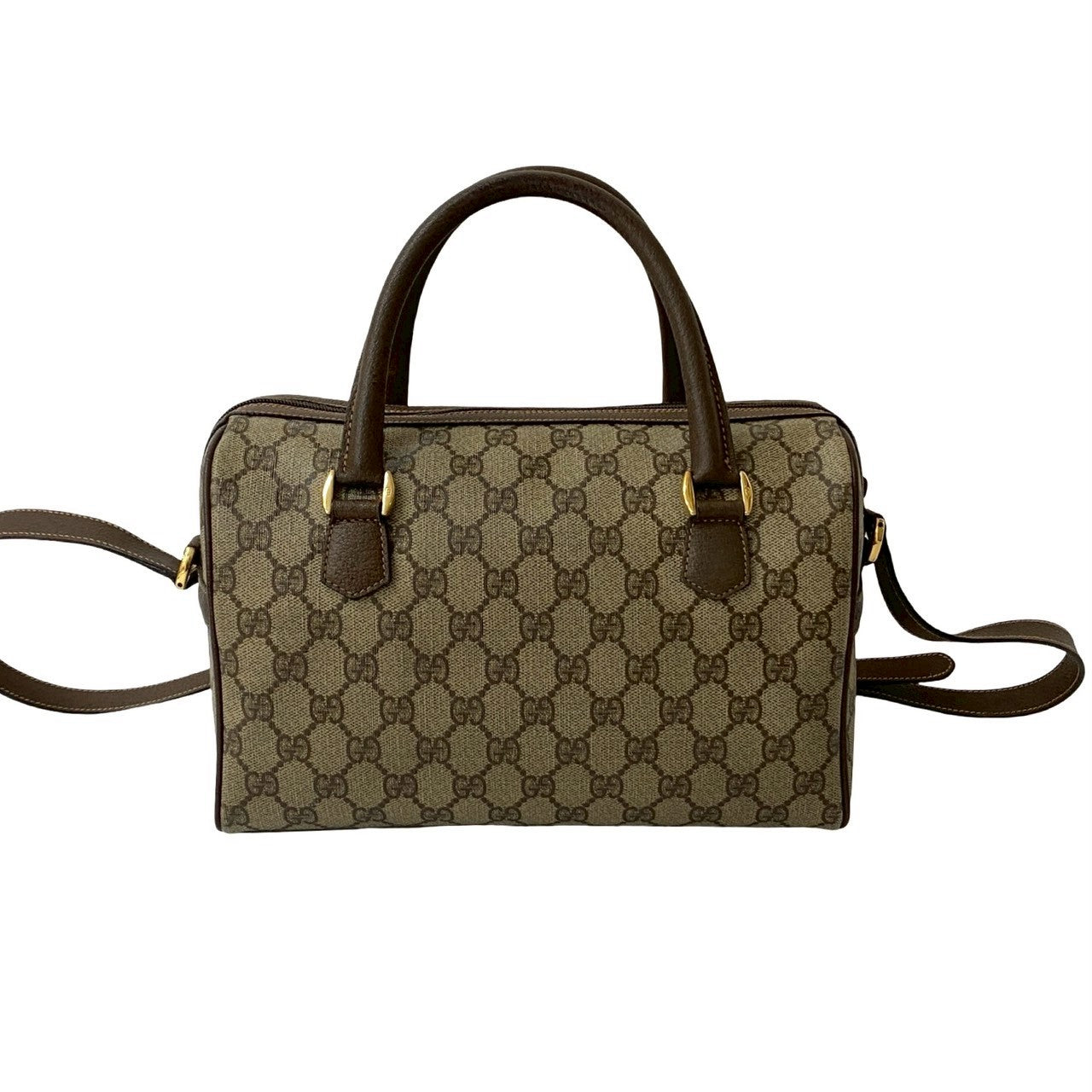 GUCCI Shoulder Bag leather Brown Sherry line