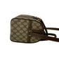 GUCCI Shoulder Bag leather Brown Sherry line