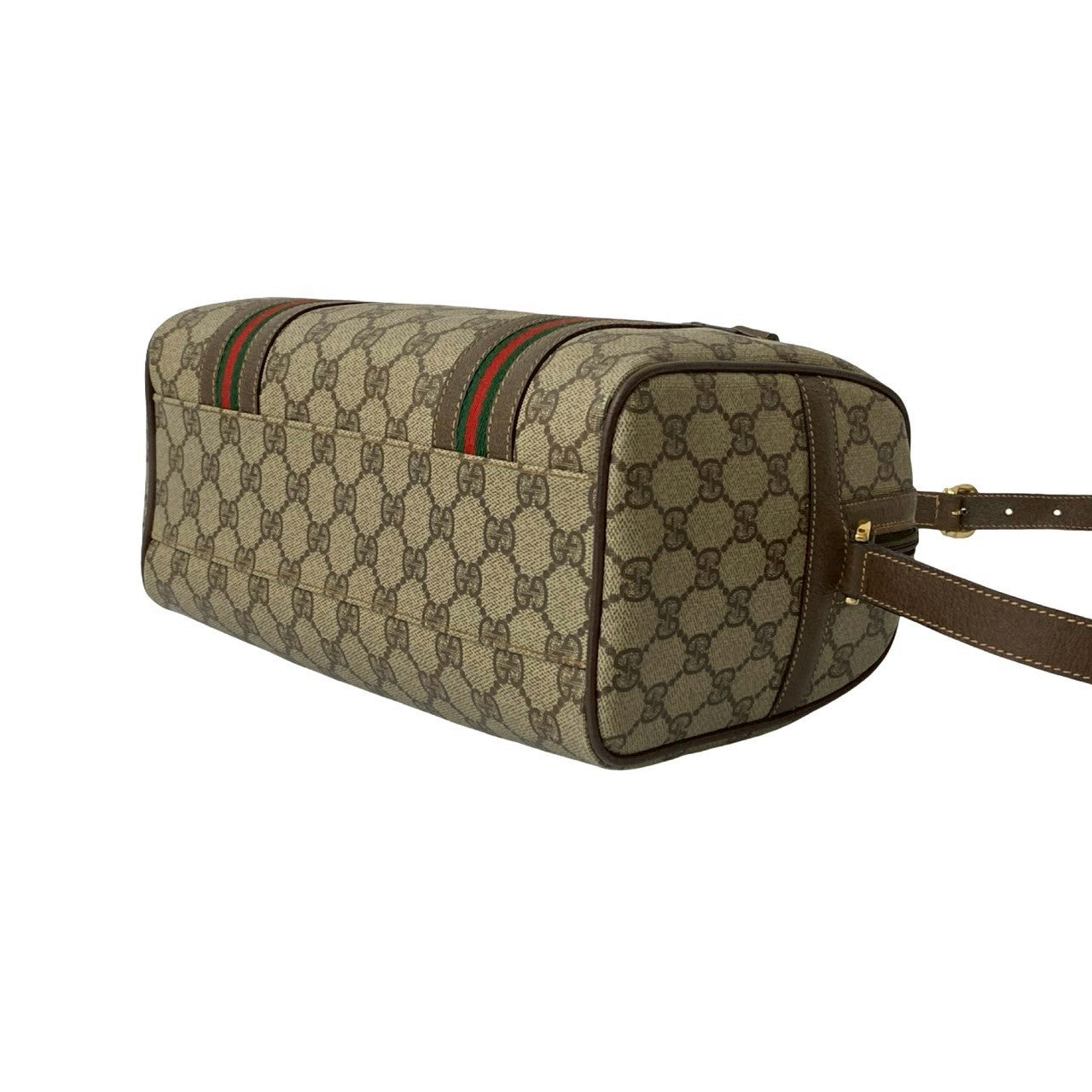 GUCCI Shoulder Bag leather Brown Sherry line