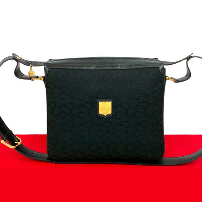 CELINE Shoulder Bag leather black