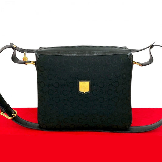 CELINE Shoulder Bag leather black