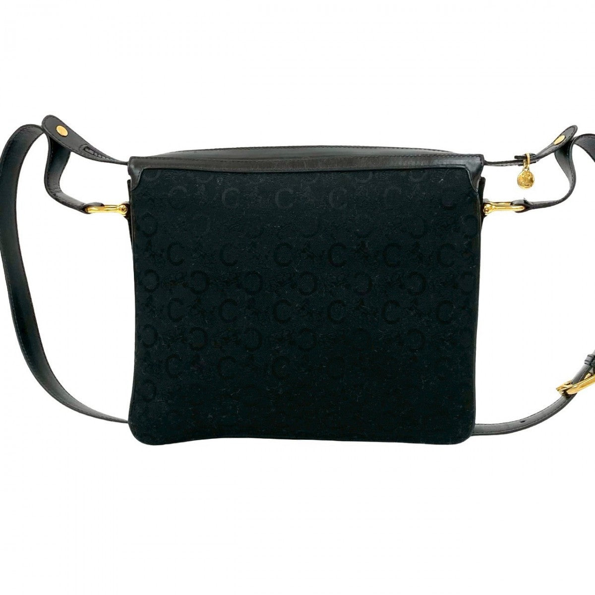 CELINE Shoulder Bag leather black