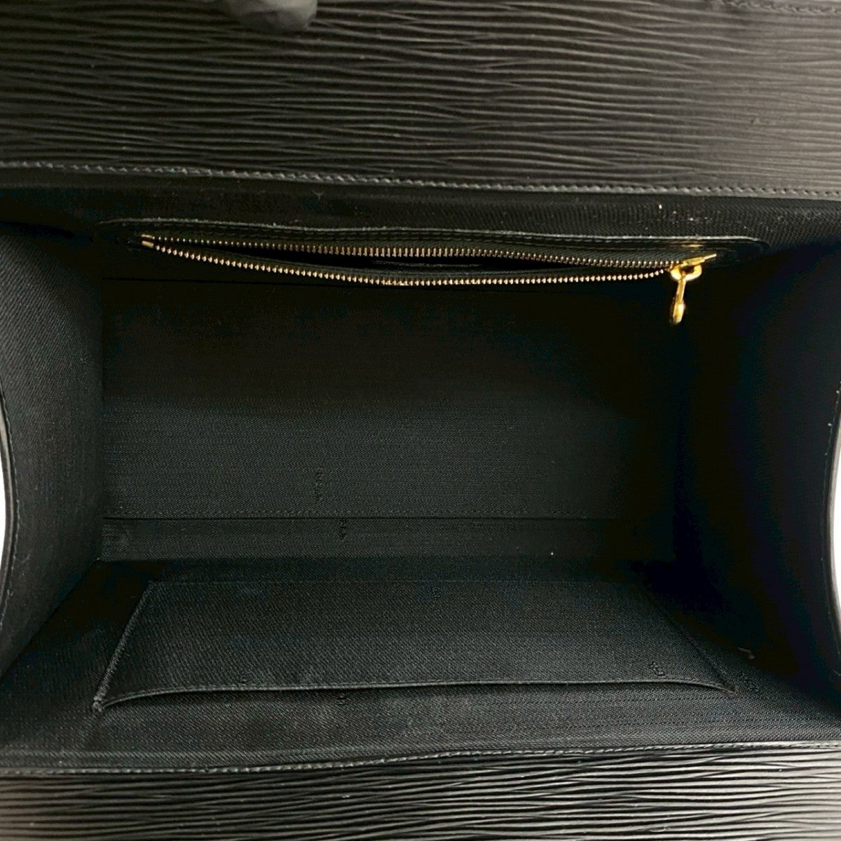 FENDI Shoulder Bag Epi Leather black