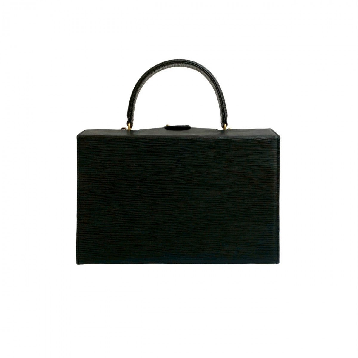 FENDI Shoulder Bag Epi Leather black