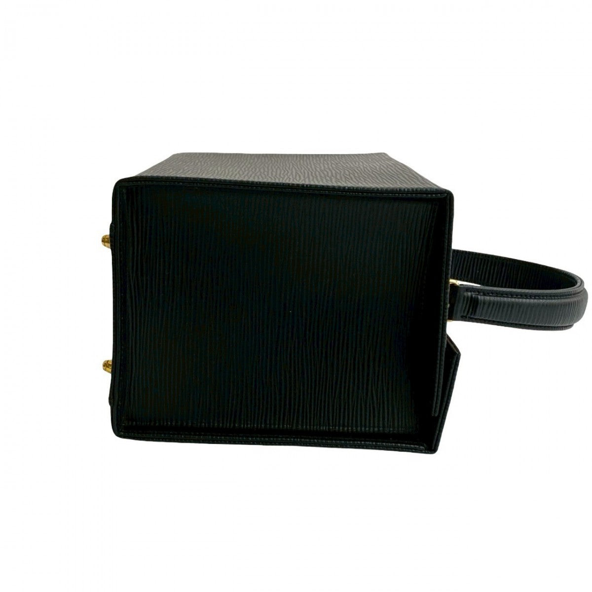 FENDI Shoulder Bag Epi Leather black