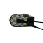 GUCCI Shoulder Bag leather black Sherry line